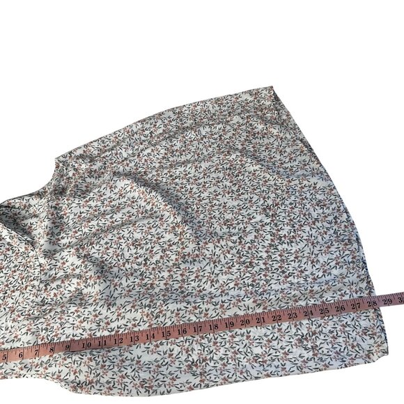 Anthropologie Pleione Top Medium Floral Oversized Sleeveless Career Blouse - Picture 9 of 9